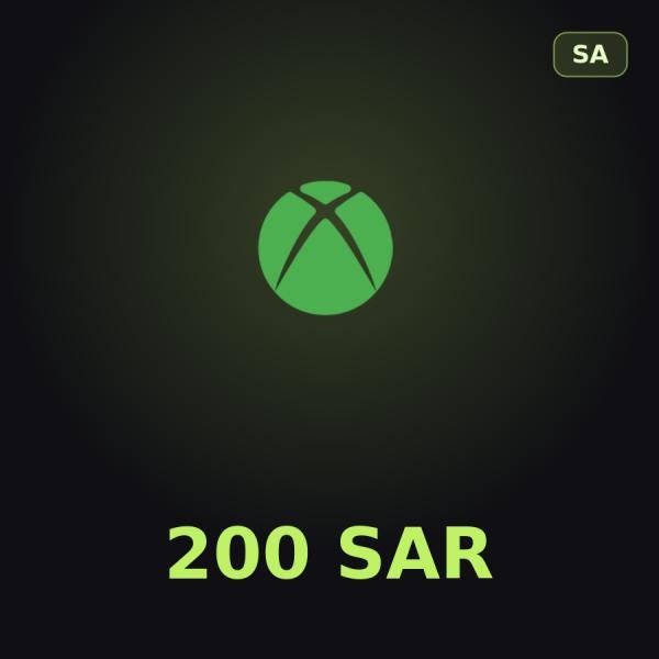 Купить подарочную карту Xbox 200 SAR для аккаунта в регионе Саудовская Аравия