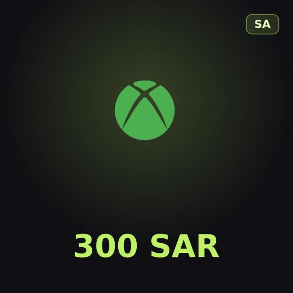 Купить подарочную карту Xbox 300 SAR для аккаунта в регионе Саудовская Аравия