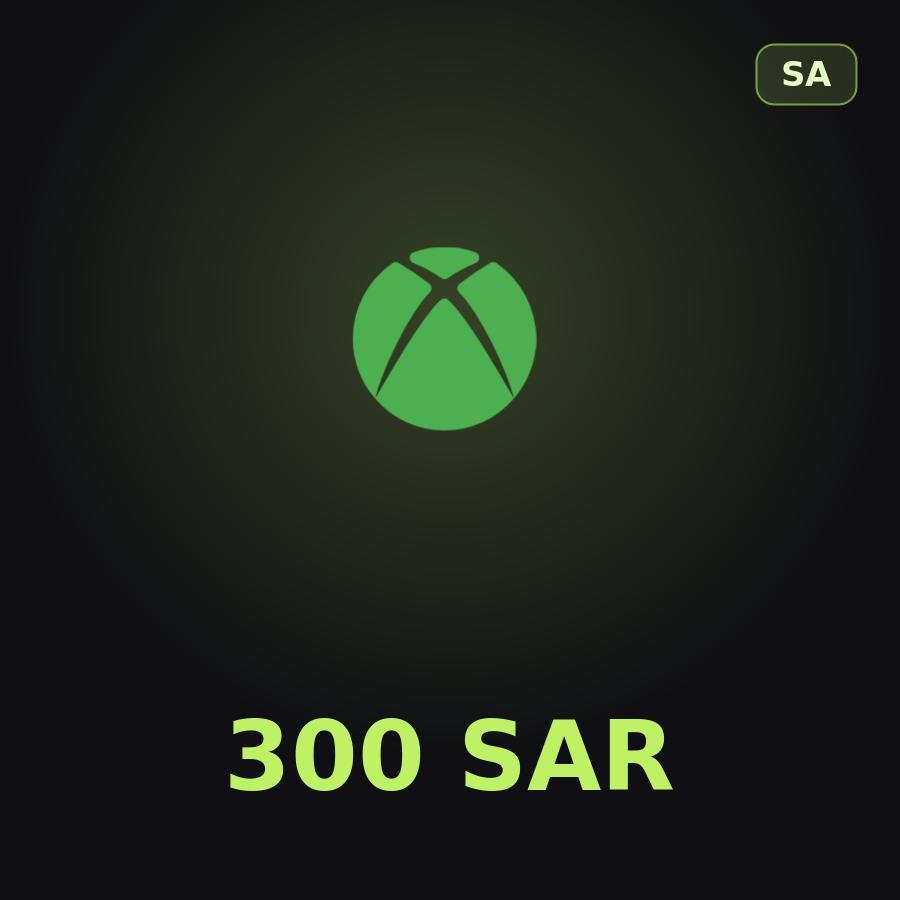 Купить подарочную карту Xbox 300 SAR для аккаунта в регионе Саудовская Аравия