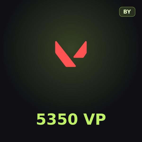 Подарочная карта Valorant 5350 VP (Беларусь)