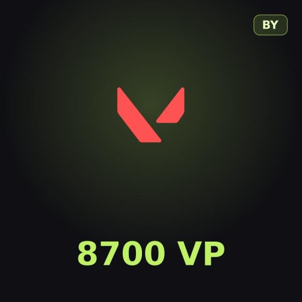 Подарочная карта Valorant 8700 VP (Беларусь)