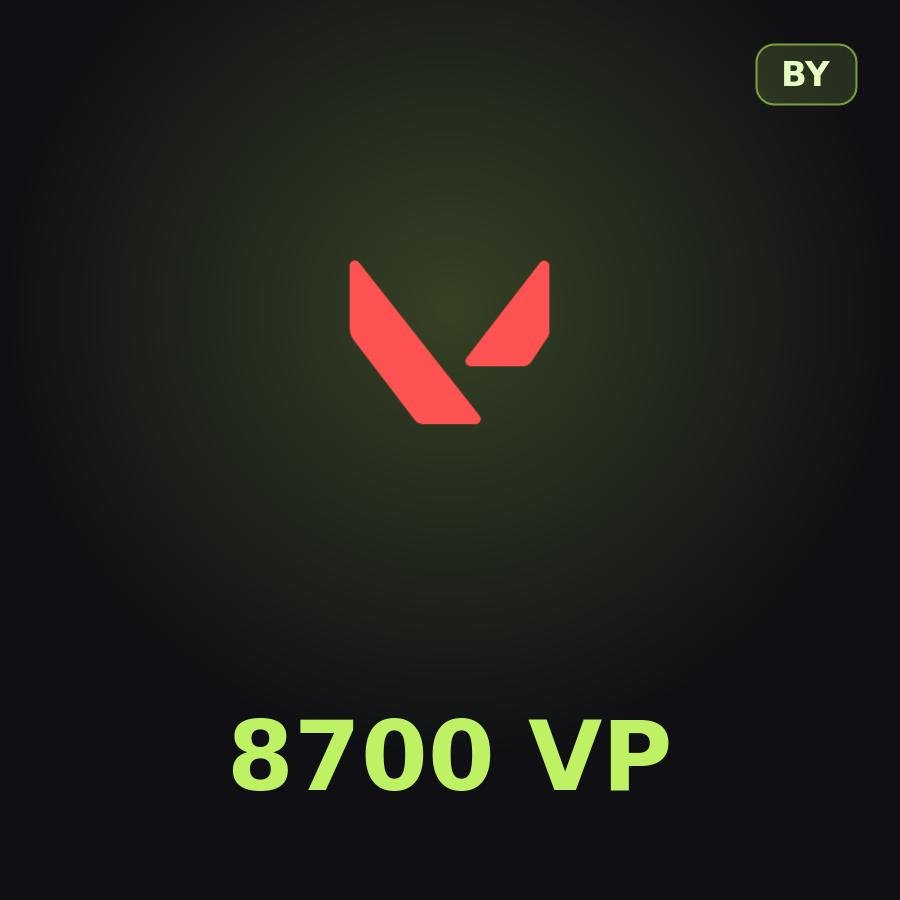 Подарочная карта Valorant 8700 VP (Беларусь)