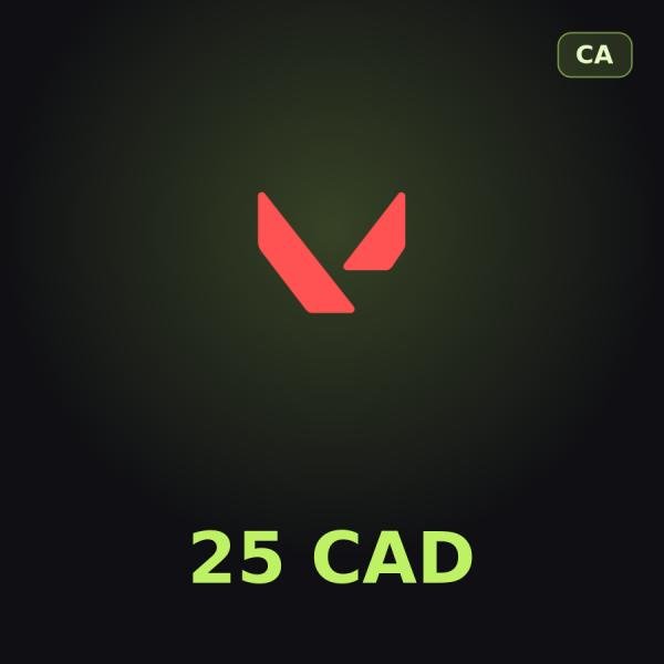 Подарочная карта Valorant 25 CAD (Канада)