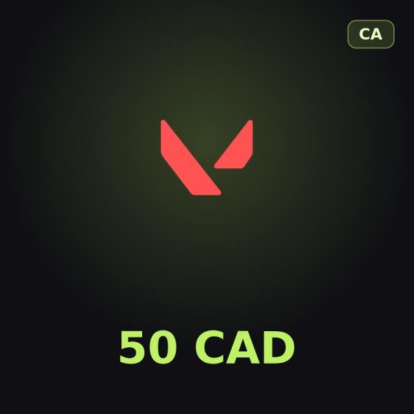 Подарочная карта Valorant 50 CAD (Канада)
