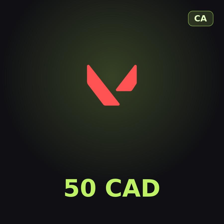 Подарочная карта Valorant 50 CAD (Канада)