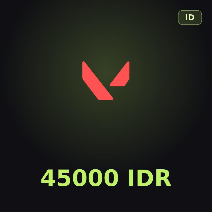 Подарочная карта Valorant 45000 IDR (Индонезия)