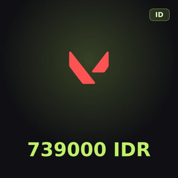 Подарочная карта Valorant 739000 IDR (Индонезия)