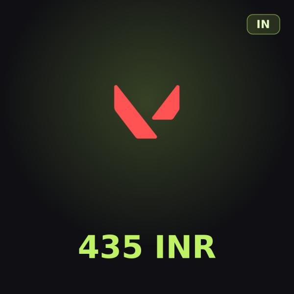 Подарочная карта Valorant 435 INR (Индия)