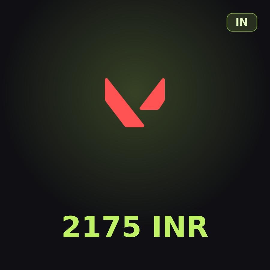 Подарочная карта Valorant 2175 INR (Индия)
