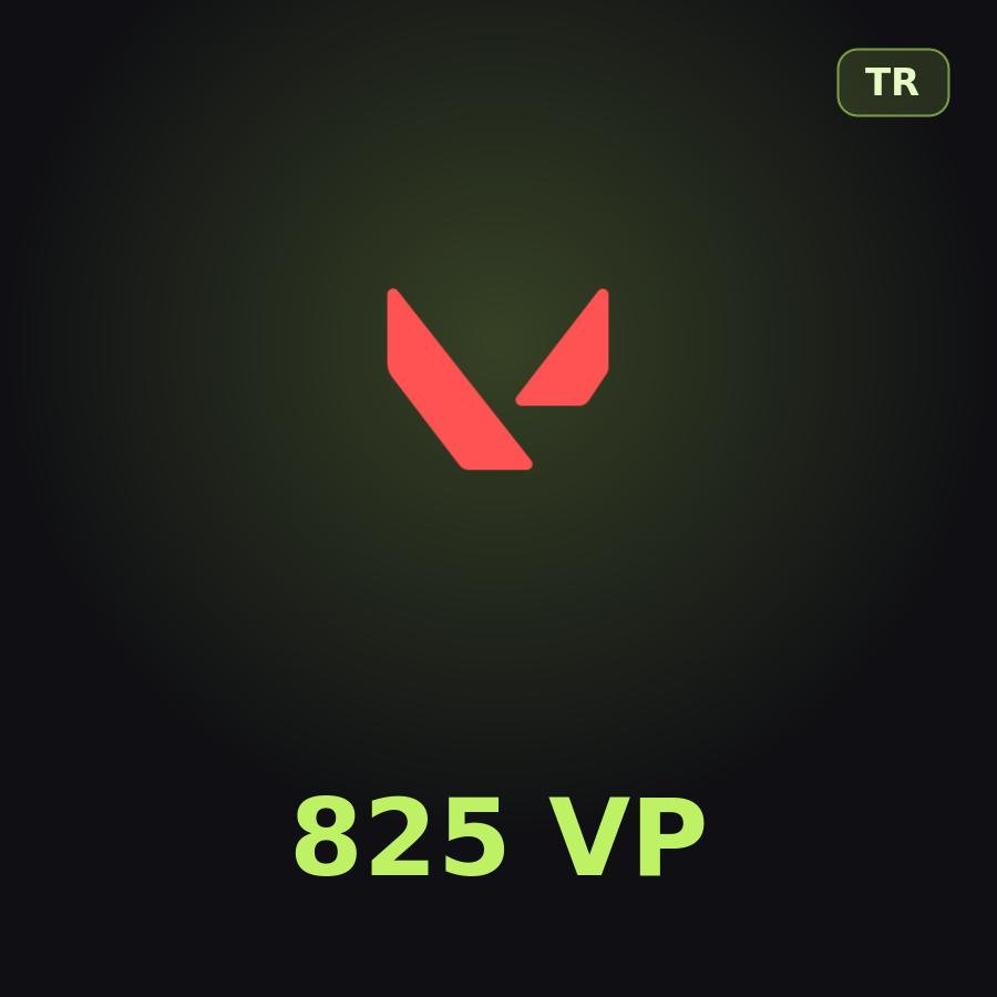 Подарочная карта Valorant 825 VP (Турция)