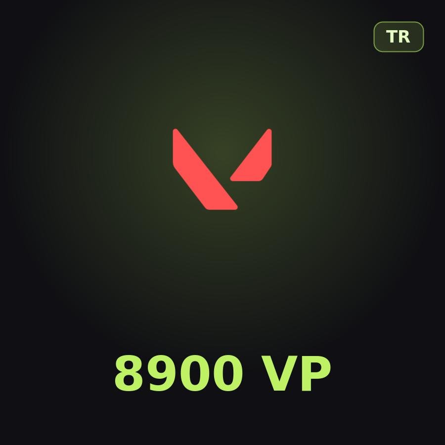Подарочная карта Valorant 8900 VP (Турция)