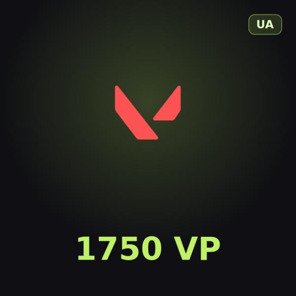 Подарочная карта Valorant 1750 VP (Украина)