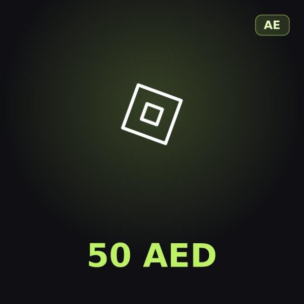 Подарочная карта Roblox 50 AED (ОАЭ)