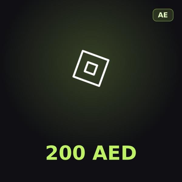 Подарочная карта Roblox 200 AED (ОАЭ)