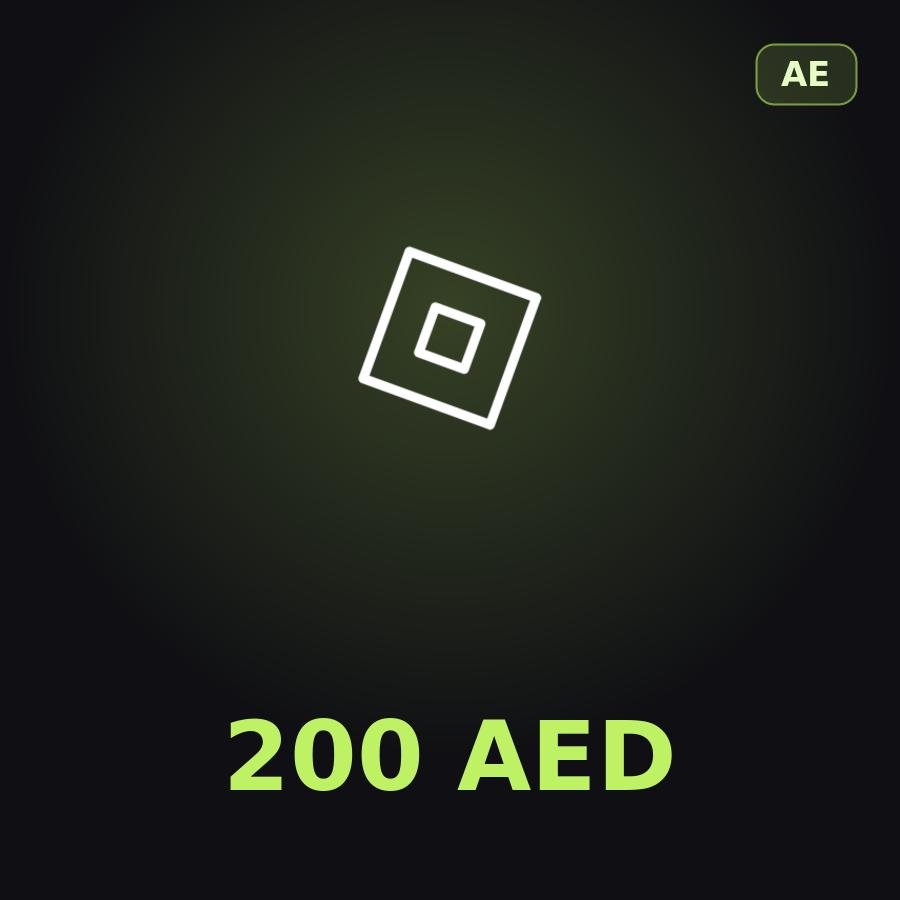 Подарочная карта Roblox 200 AED (ОАЭ)