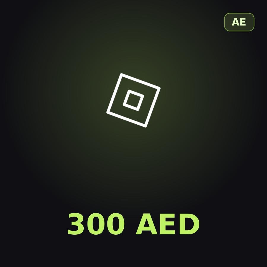 Подарочная карта Roblox 300 AED (ОАЭ)