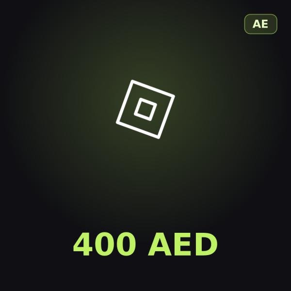 Подарочная карта Roblox 400 AED (ОАЭ)