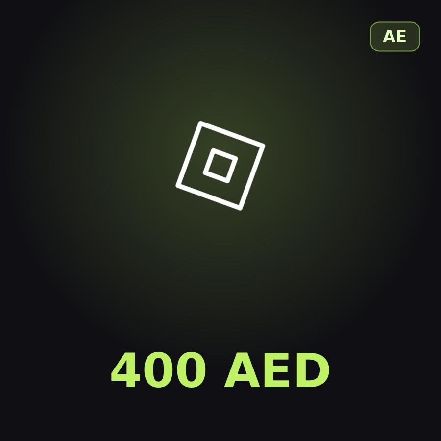 Подарочная карта Roblox 400 AED (ОАЭ)