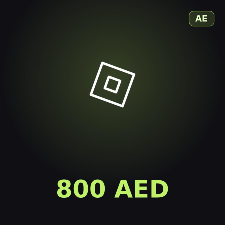 Подарочная карта Roblox 800 AED (ОАЭ)