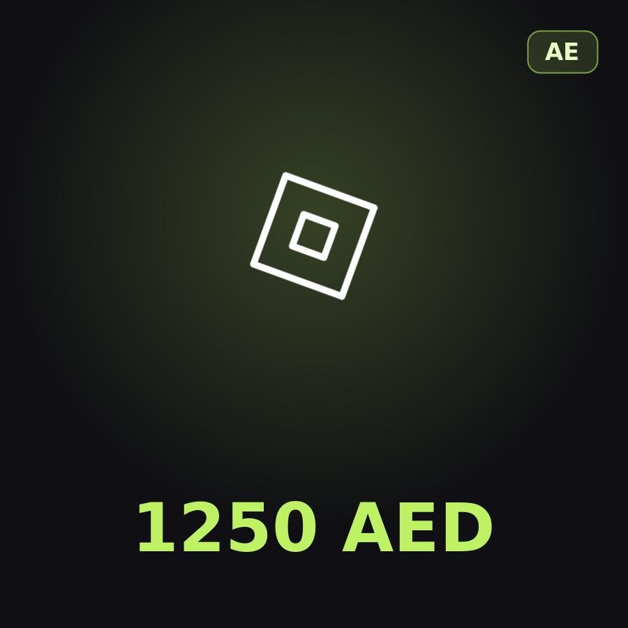 Подарочная карта Roblox 1250 AED (ОАЭ)