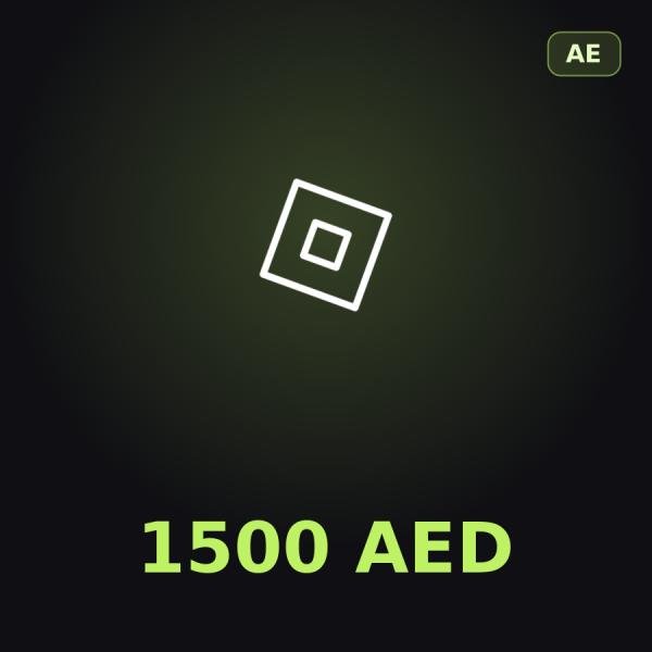 Подарочная карта Roblox 1500 AED (ОАЭ)