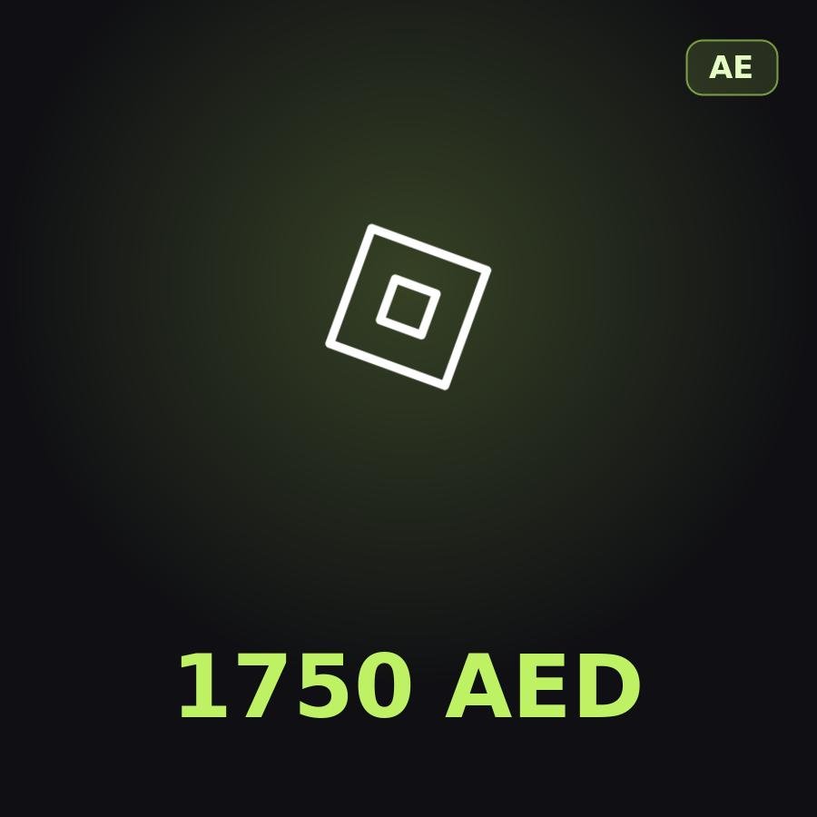 Подарочная карта Roblox 1750 AED (ОАЭ)