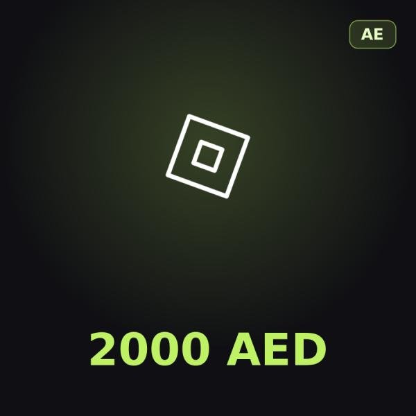 Подарочная карта Roblox 2000 AED (ОАЭ)
