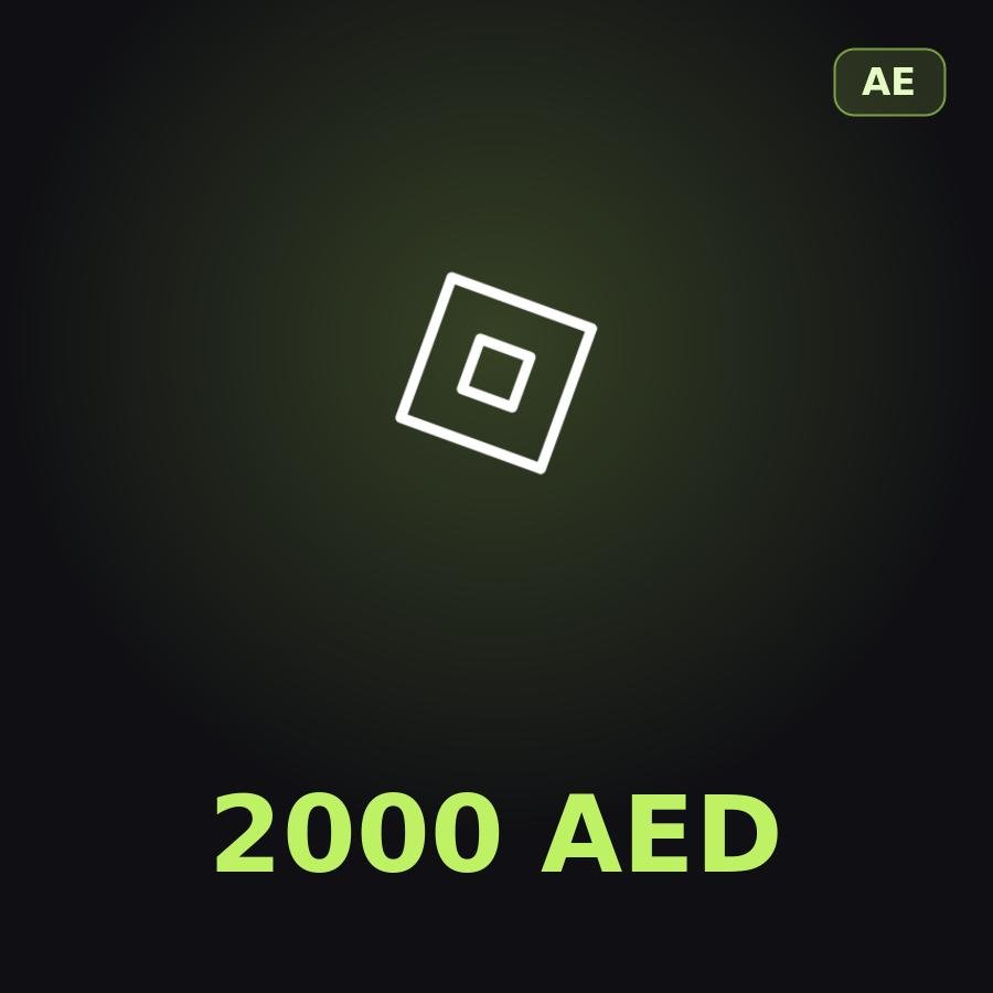 Подарочная карта Roblox 2000 AED (ОАЭ)