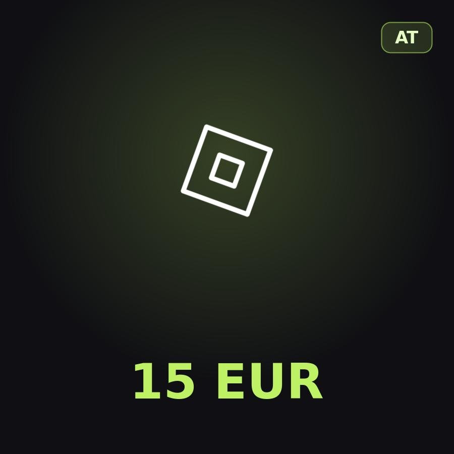 Подарочная карта Roblox 15 EUR (Австрия)