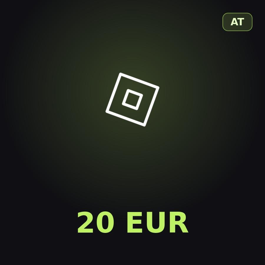 Подарочная карта Roblox 20 EUR (Австрия)
