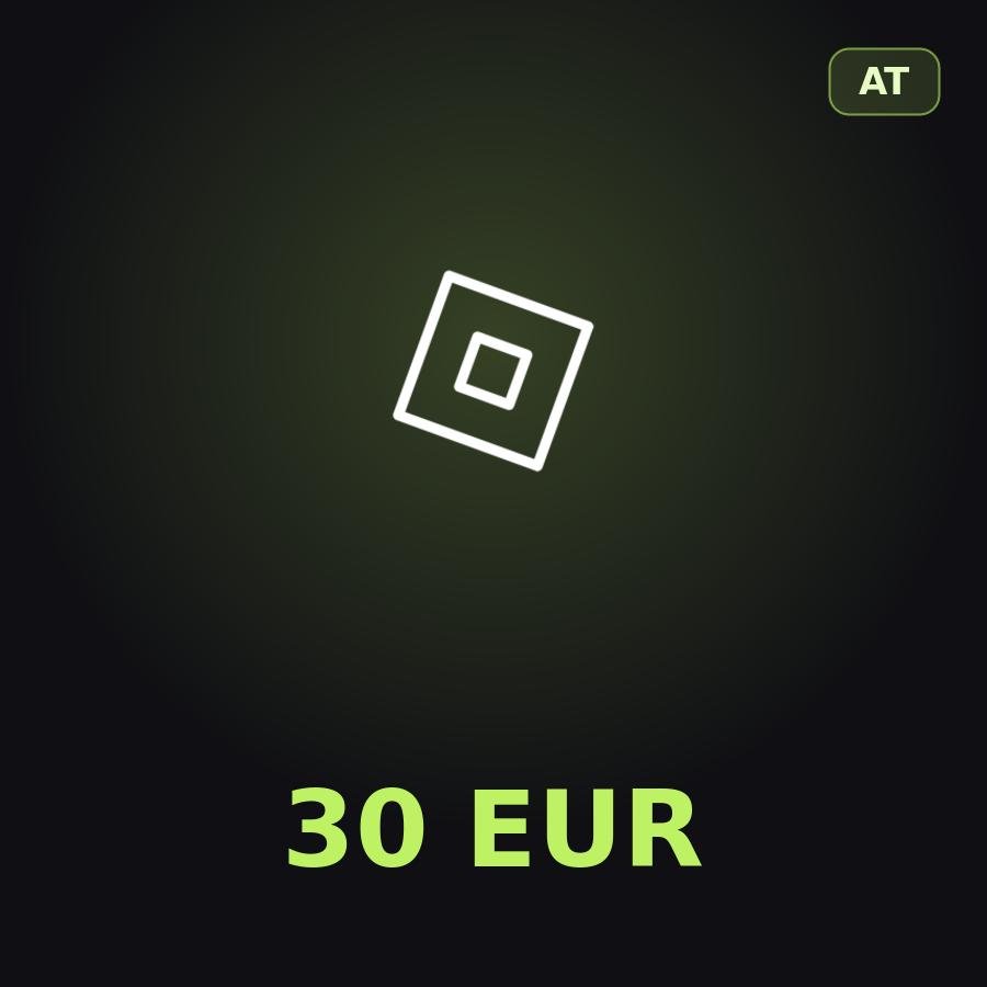 Подарочная карта Roblox 30 EUR (Австрия)