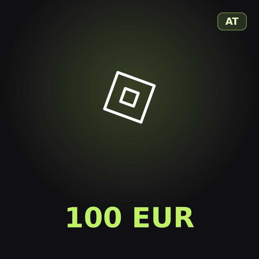 Подарочная карта Roblox 100 EUR (Австрия)