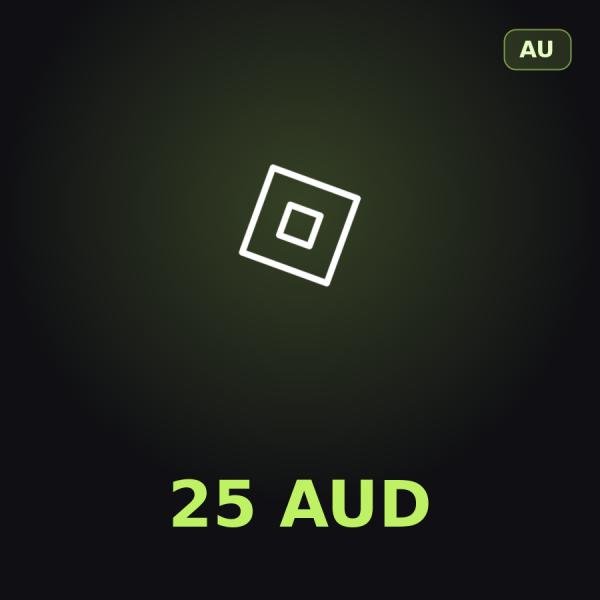 Подарочная карта Roblox 25 AUD (Австралия)