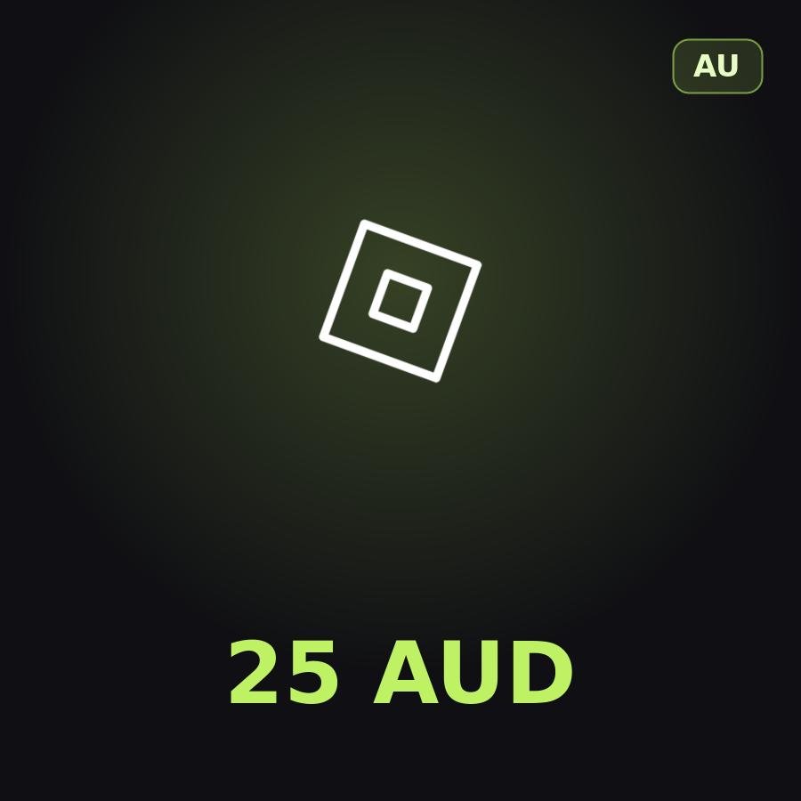 Подарочная карта Roblox 25 AUD (Австралия)