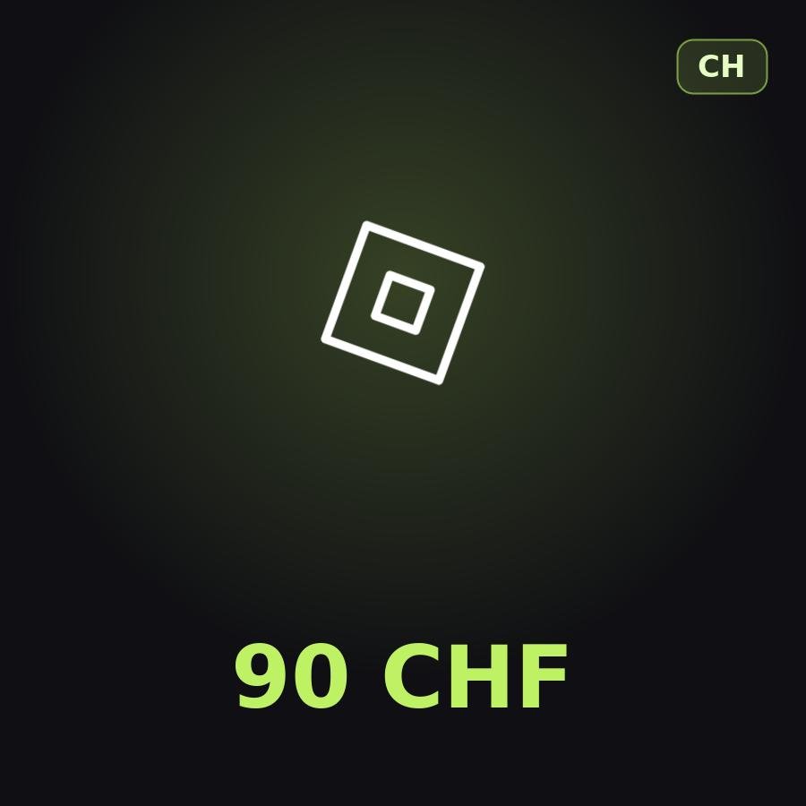 Подарочная карта Roblox 90 CHF (Швейцария)