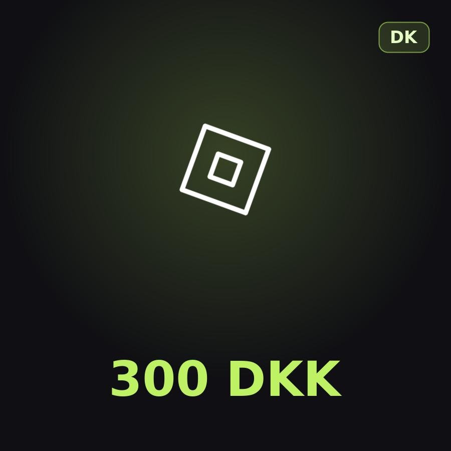 Подарочная карта Roblox 300 DKK (Дания)
