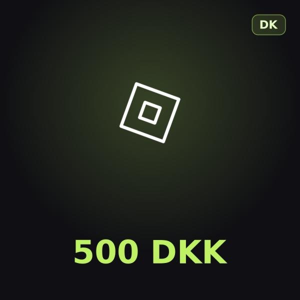 Подарочная карта Roblox 500 DKK (Дания)