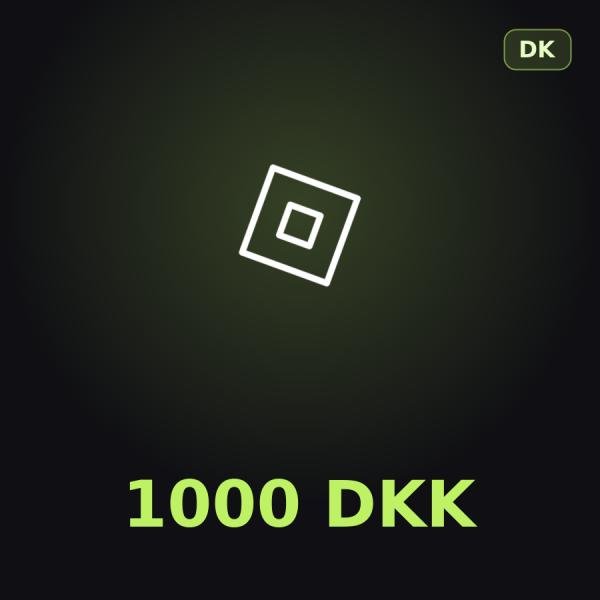 Подарочная карта Roblox 1000 DKK (Дания)