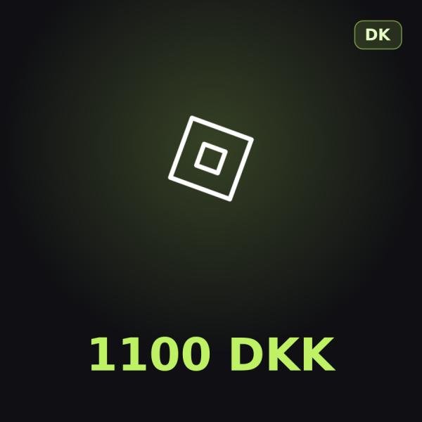 Подарочная карта Roblox 1100 DKK (Дания)
