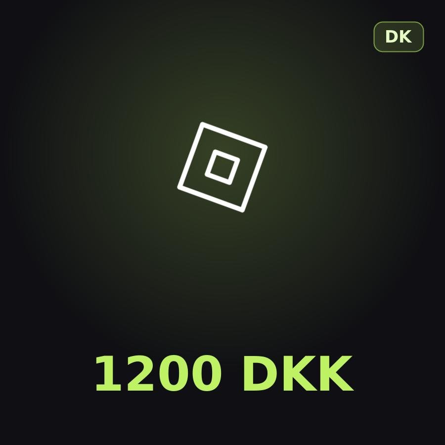 Подарочная карта Roblox 1200 DKK (Дания)
