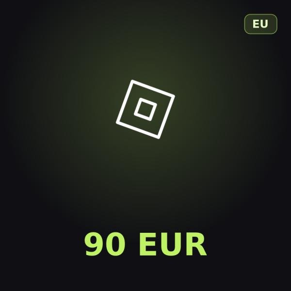 Подарочная карта Roblox 90 EUR (Европа)