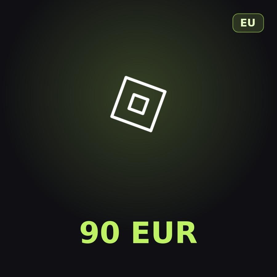 Подарочная карта Roblox 90 EUR (Европа)