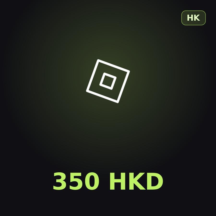 Подарочная карта Roblox 350 HKD (Гонконг)