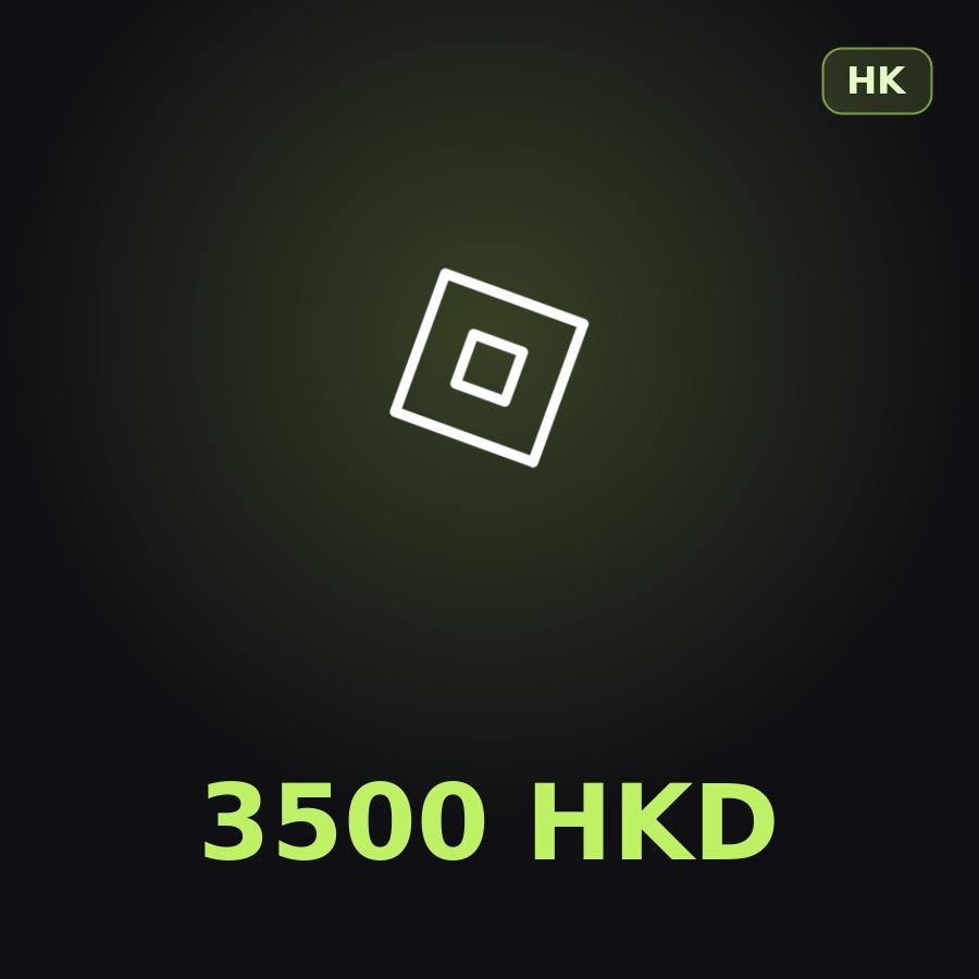 Подарочная карта Roblox 3500 HKD (Гонконг)