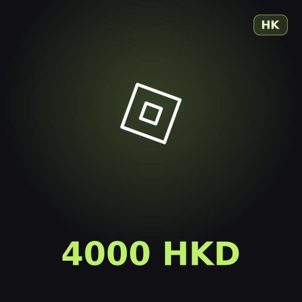 Подарочная карта Roblox 4000 HKD (Гонконг)