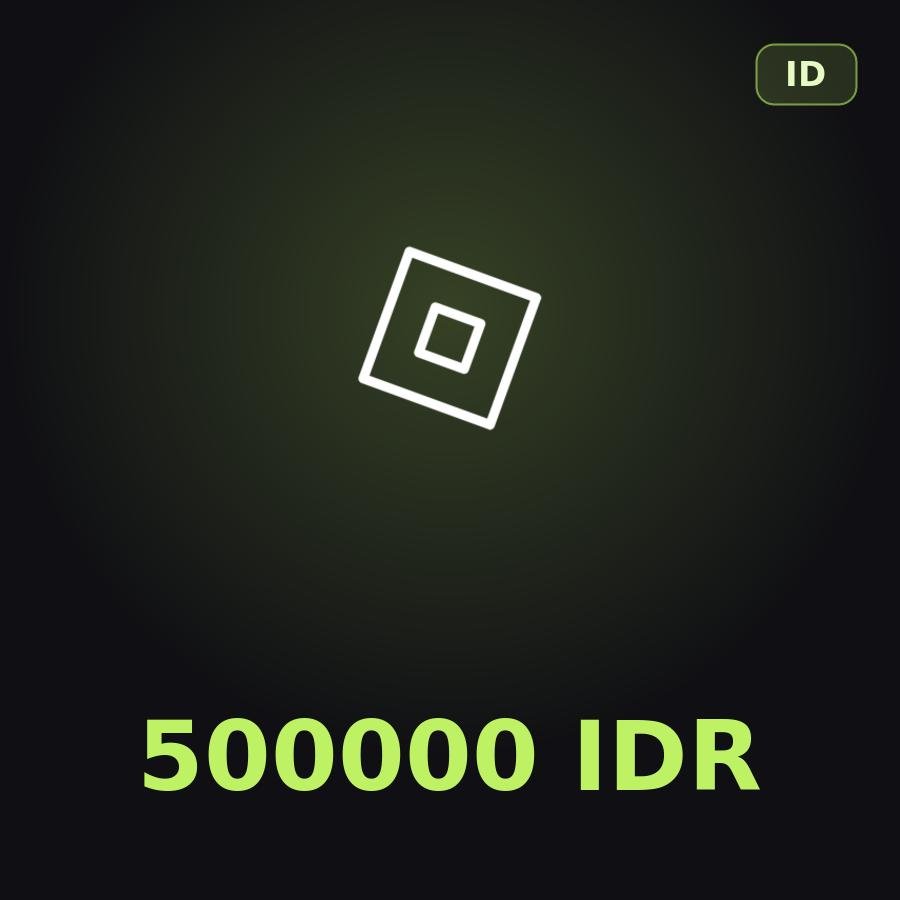 Подарочная карта Roblox 500000 IDR (Индонезия)