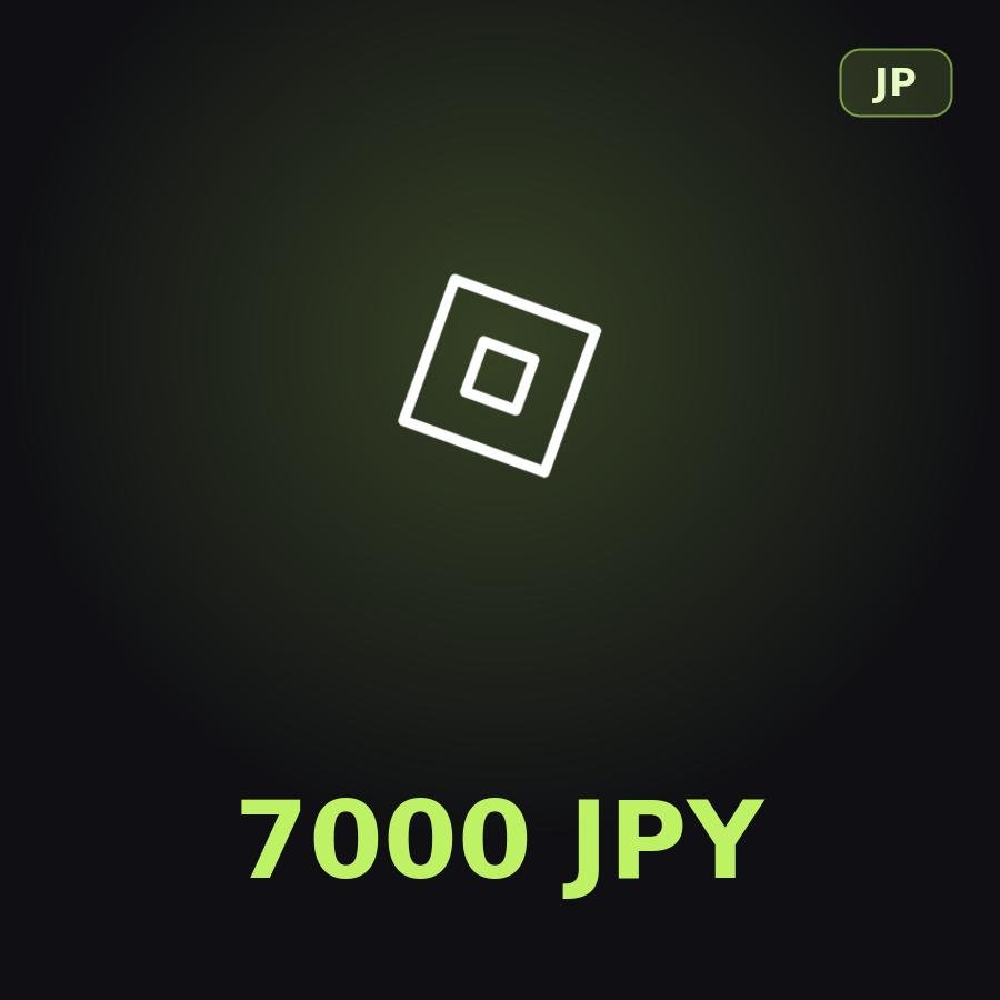 Подарочная карта Roblox 7000 JPY (Япония)