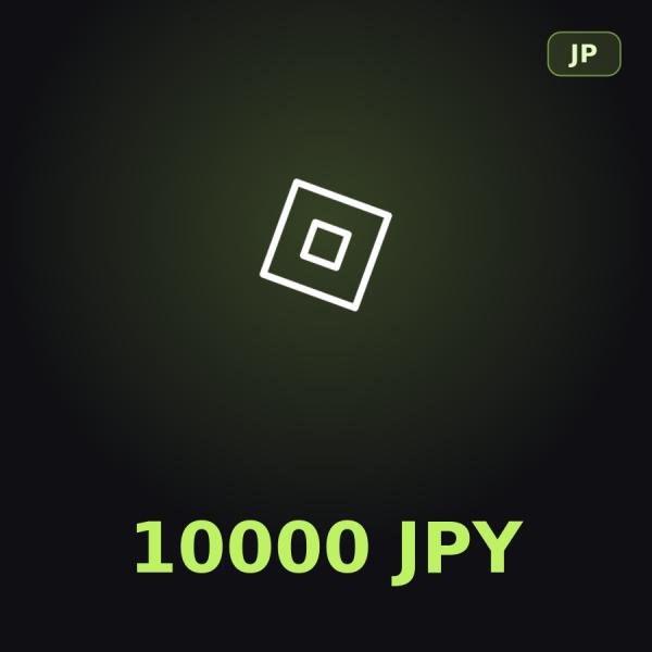 Подарочная карта Roblox 10000 JPY (Япония)