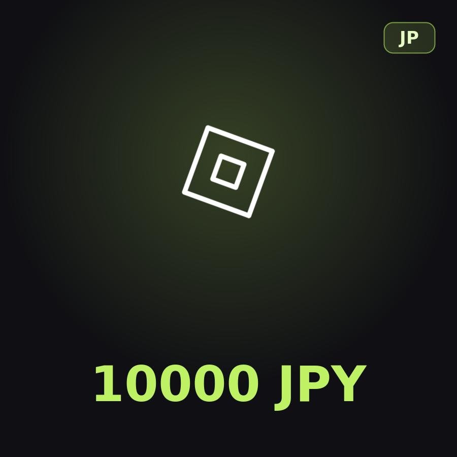 Подарочная карта Roblox 10000 JPY (Япония)