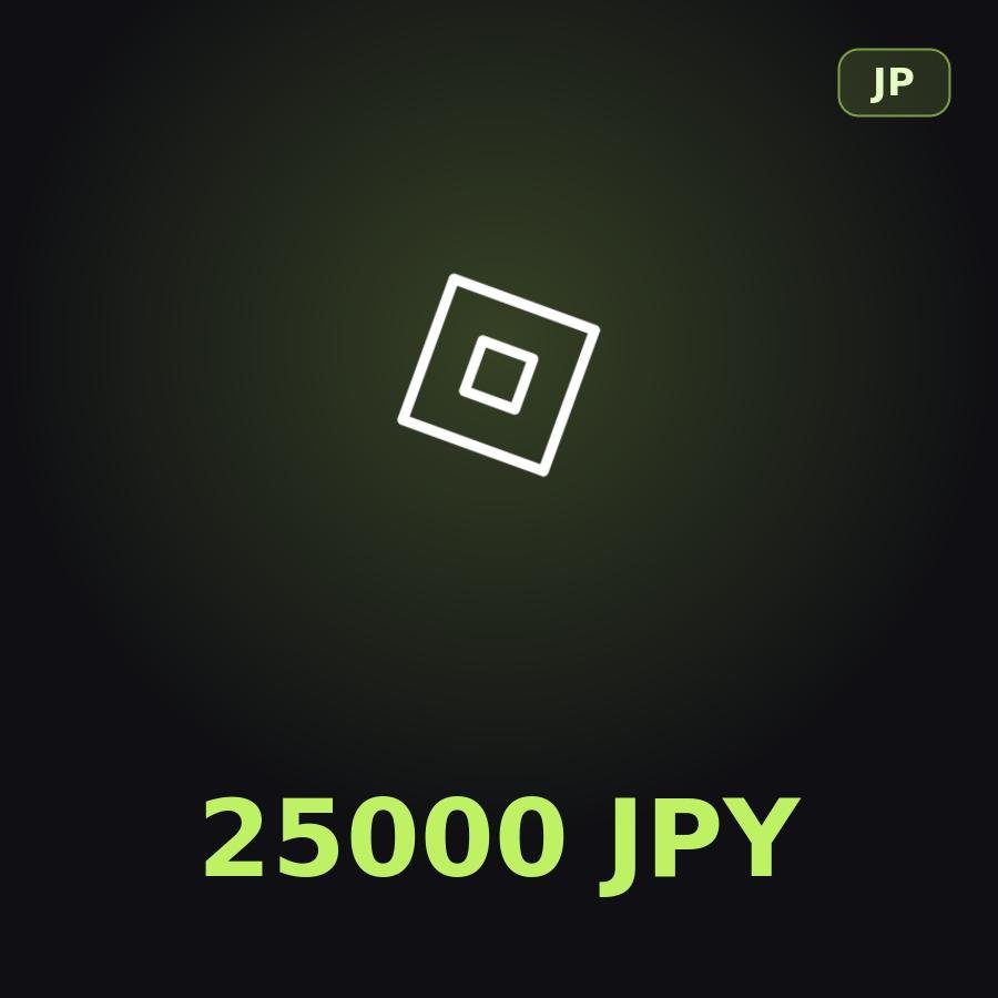 Подарочная карта Roblox 25000 JPY (Япония)